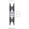 Brewer Machine & Gear Steel Stud, 5/8", 3/4-16 IS166 - alternate 2